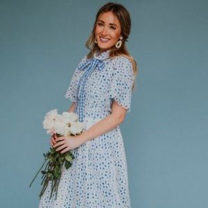 NWT NBW Ivy City Co Elena Eyelet Dress Size Small